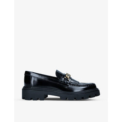 Tods Gomma snaffle-embellished leather loafers