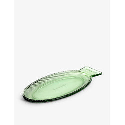 Serax Paola Navone Fish & Fish large flat glass tray 35cm