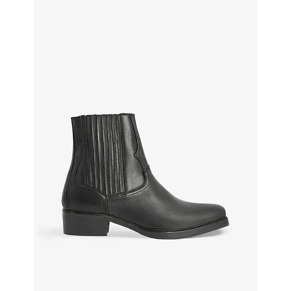 Allsaints Lasgo pointed-toe leather ankle boots