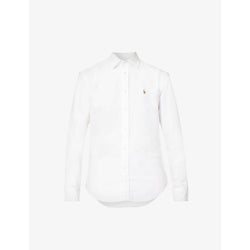  Polo Ralph Lauren Brand-embroidered regular-fit cotton shirt