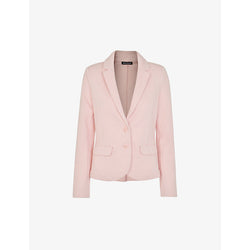 Womens Whistles Slim-fit notch-lapel cotton-jersey blazer