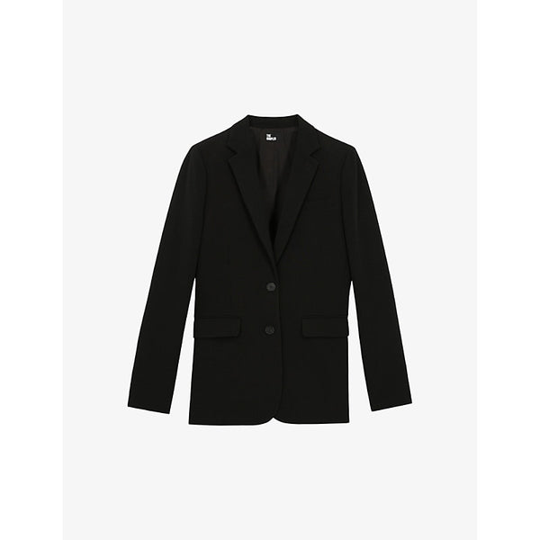 The Kooples Straight-fit stretch-crepe blazer