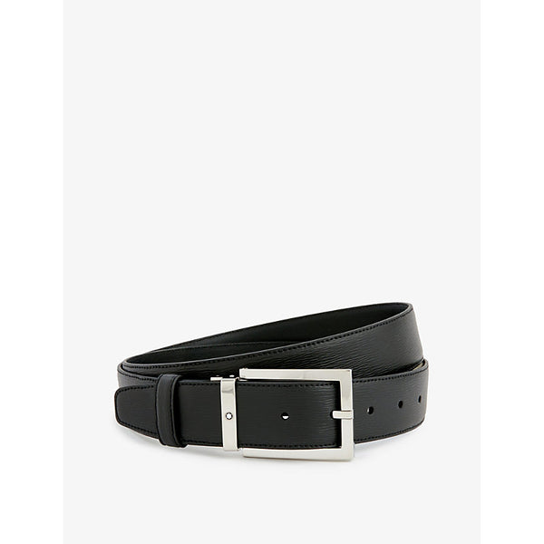  Montblanc Rectangular buckle leather belt