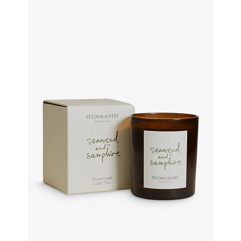 Plum And Ashby Seaweed & Samphire soy-wax candle 220g