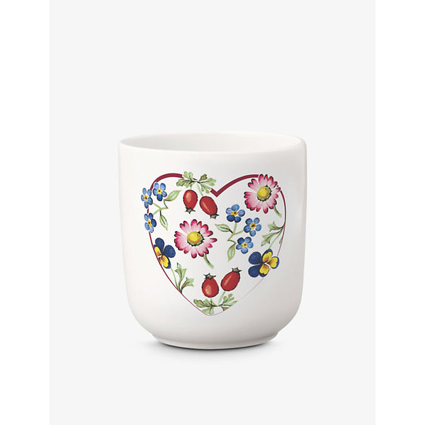 Villeroy & Boch Petite Fleur graphic-motif porcelain mug 8.5cm