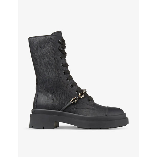 Jimmy Choo Nari lace-up leather ankle boots