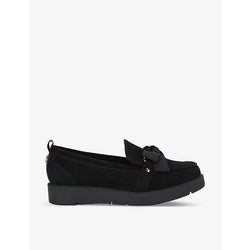 Kg Kurt Geiger Morly Bow vegan faux-suede loafers