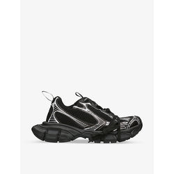  Balenciaga 3XL panelled leather low-top trainers