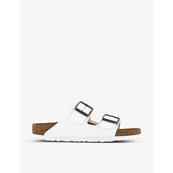  Birkenstock Arizona two-strap patent faux-leather sandals