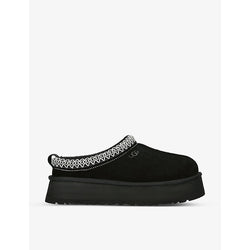 Ugg Tazz platform shearling-lined suede slippers | Ugg