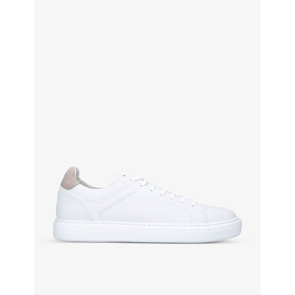 Brunello Cucinelli Contrast-trim leather low-top trainers | Brunello Cucinelli