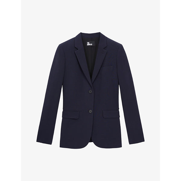 The Kooples Slim-fit single-breasted stretch-woven blazer