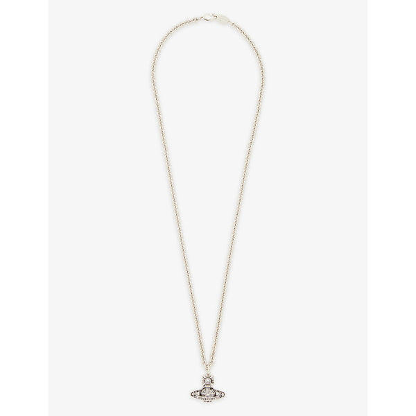 Vivienne Westwood Carmela platinum-plated brass necklace