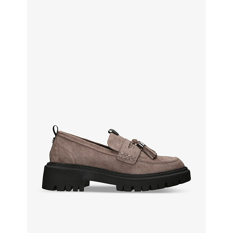 Kg Kurt Geiger Maggie tassel-detail vegan faux-suede loafers