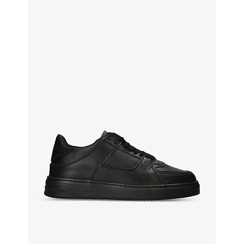  Represent Apex panelled grained-leather low-top trainers