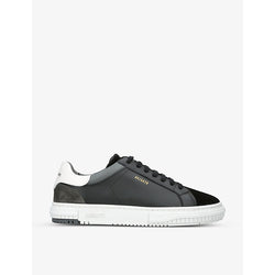  Axel Arigato Atlas contrast-panel leather and suede low-top trainers