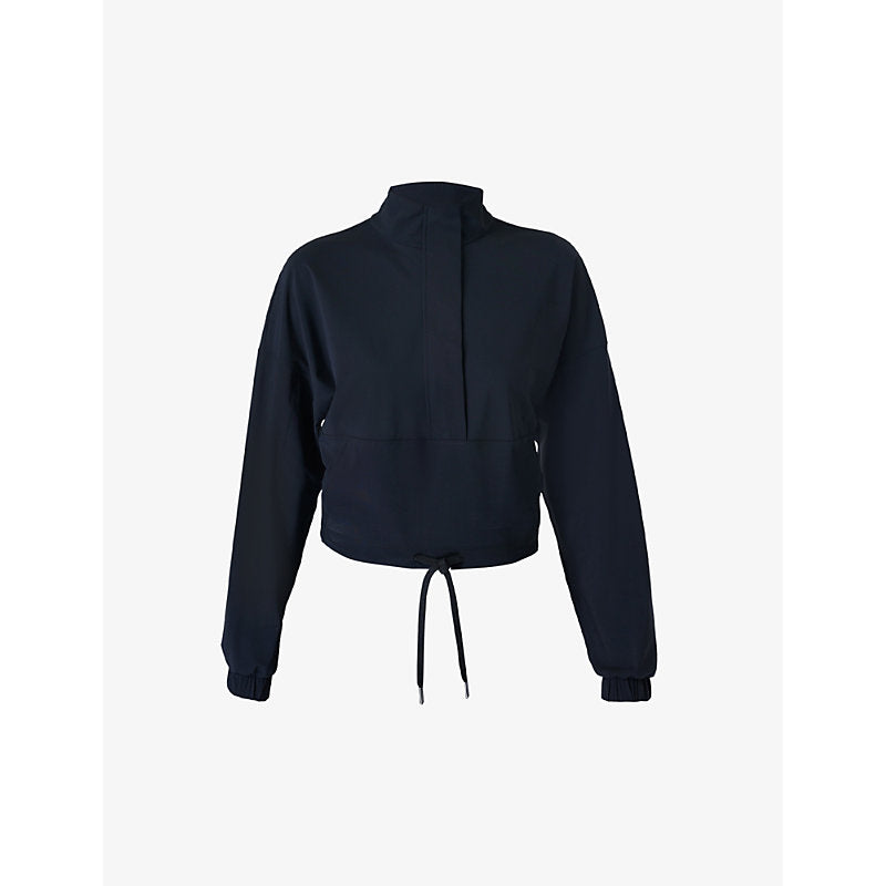  Sweaty Betty Explorer half zip-fastened stretch-nylon jacket