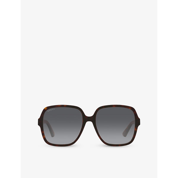 Gucci GC001949 GG1189S rectangle-frame acetate sunglasses