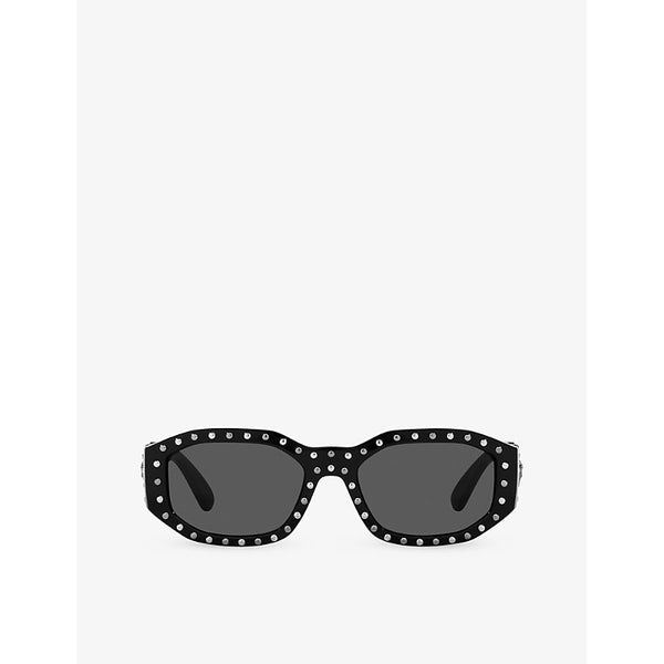  Versace VE4361 rectangular-frame acetate sunglasses