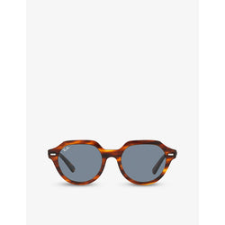  Ray-Ban RB4399 Gina tortoiseshell square-frame acetate sunglasses