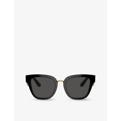  Dolce & Gabbana DG4437 butterfly-frame acetate sunglasses