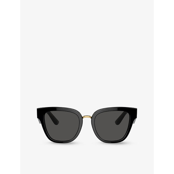  Dolce & Gabbana DG4437 butterfly-frame acetate sunglasses