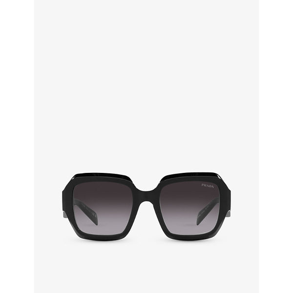 Prada PR 28ZS branded-arm pillow-frame acetate sunglasses