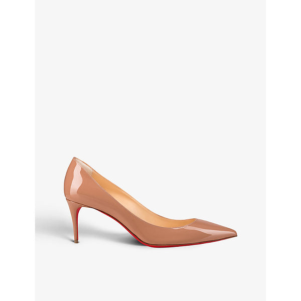 Christian Louboutin Kate 70 pointed-toe patent leather courts