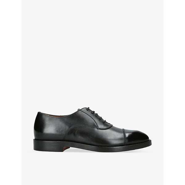  Zegna Torino tonal-stitching leather Oxford shoes