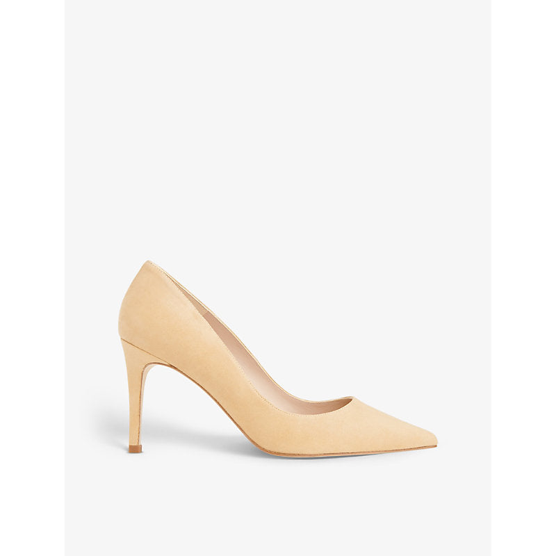 Whistles Corie pointed-toe suede courts