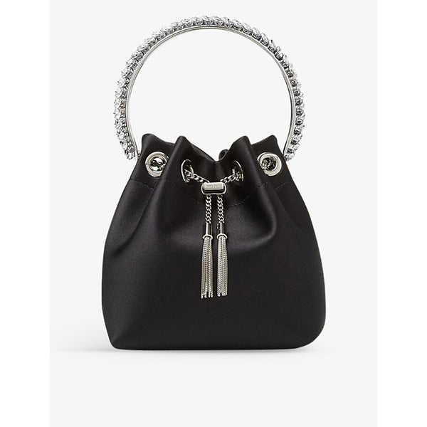 Jimmy Choo Bon Bon satin cross-body bag | LYBSTORE