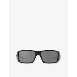  Oakley OO9231 HelioStat rectangle-frame acetate sunglasses