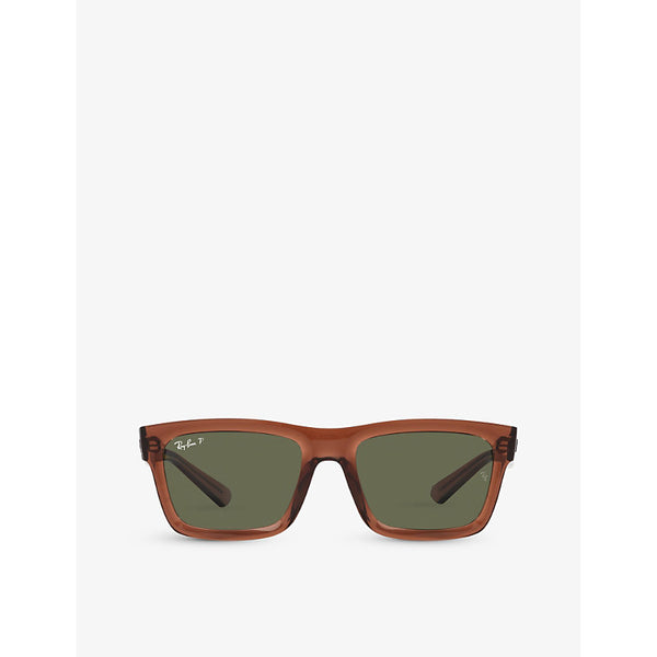 Ray-Ban RB4396 rectangle-frame branded-lens acetate sunglasses | LYBSTORE