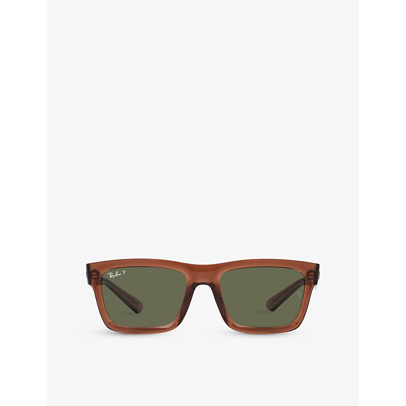  Ray-Ban RB4396 rectangle-frame branded-lens acetate sunglasses