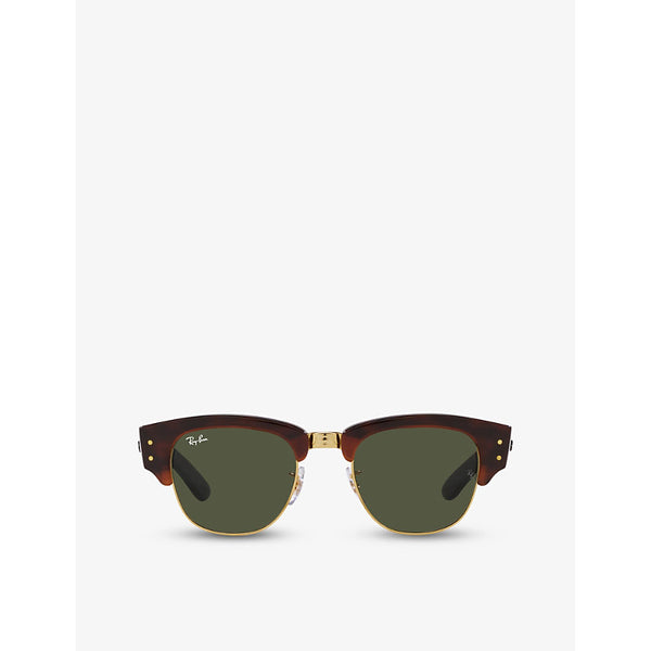 Ray-Ban RB0316S Mega Clubmaster square-frame tortoiseshell acetate sunglasses