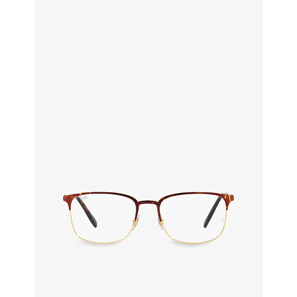  Ray-Ban RX6494 pillow-frame metal optical glasses