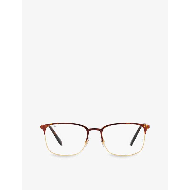  Ray-Ban RX6494 pillow-frame metal optical glasses