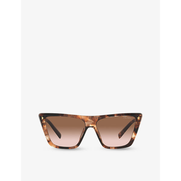 Prada PR 21ZS butterfly-frame acetate sunglasses