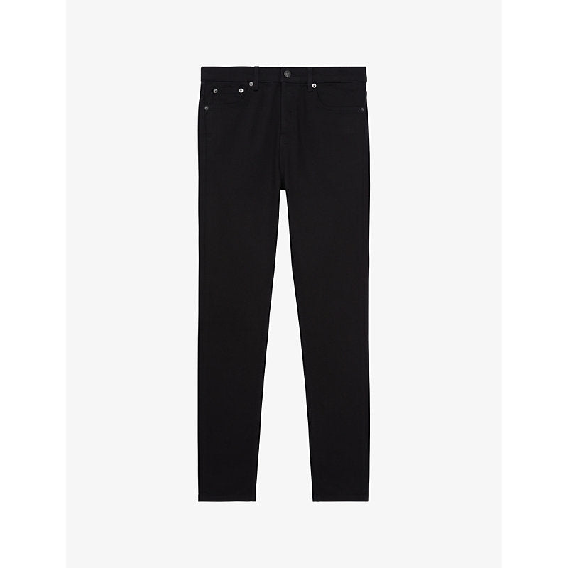  The Kooples Straight-leg regular-fit stretch-denim jeans