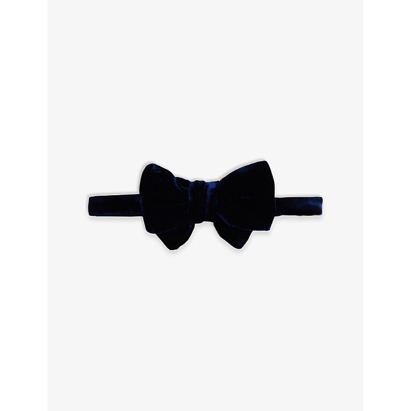  Tom Ford Brand-tab adjustable-length woven-blend bowtie