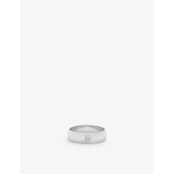 Monica Vinader Essential recycled sterling-silver and 0.015ct diamond ring