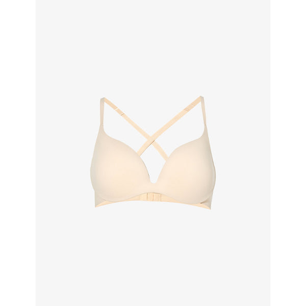  Wacoal Ines plunge-neck underwired stretch-woven bra