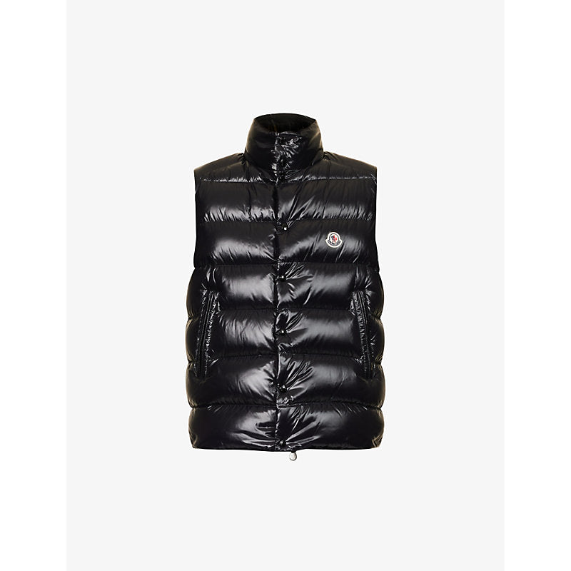  Moncler Tibb branded shell-down gilet