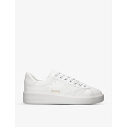  Golden Goose Pure Star star-embroidered faux-leather low-top trainers