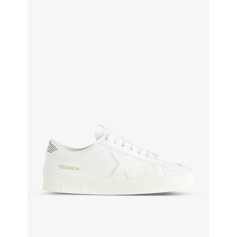 Golden Goose Men's Stardan Bio monochrome vegan-leather low-top trainers