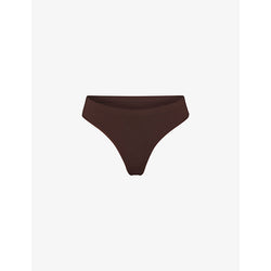  Skims Smoothing mid-rise stretch-woven thong