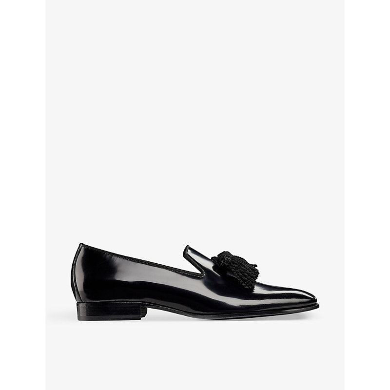 Jimmy Choo Foxley tassel patent-leather loafers