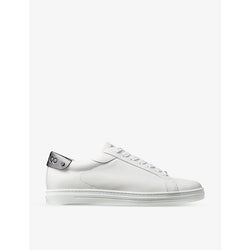 Jimmy Choo Rome brand-plaque leather low-top trainers