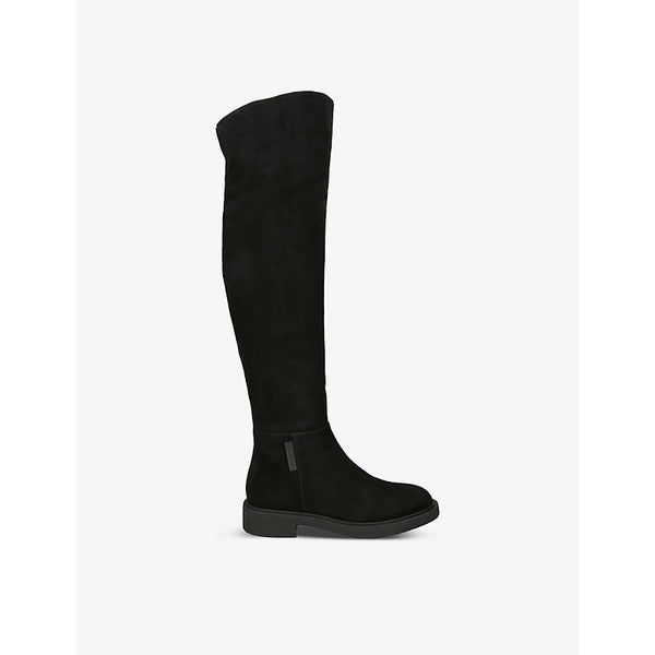 Gianvito Rossi Lexington block-heel suede knee-high boots