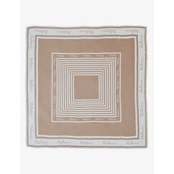  Mulberry Square 140 modal and cashmere-blend scarf